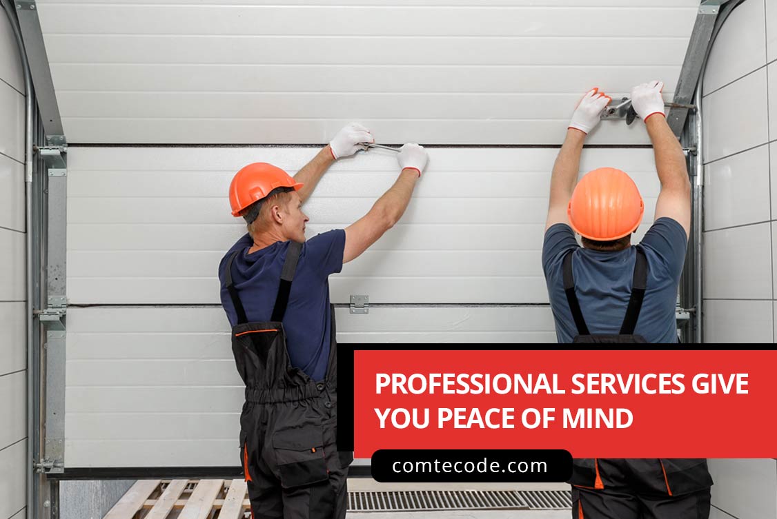 Professional services give you peace of mind