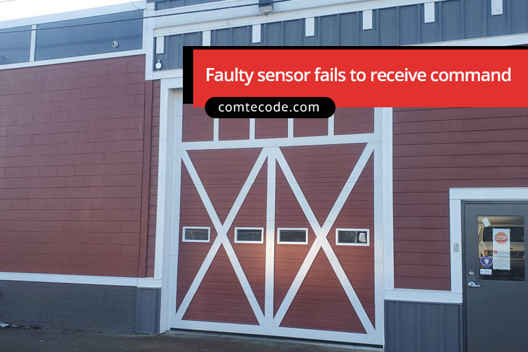 Faulty sensor fails to receive command
